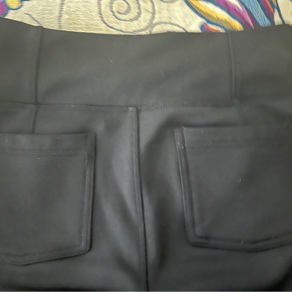 Athleta Chaturanga fleece lined leggings pockets MT medium tall black - Picture 5 of 9